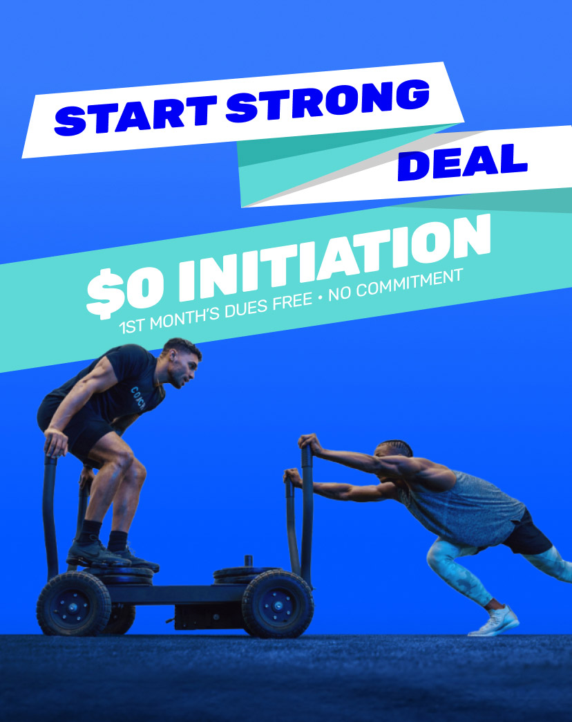 $0 INITIATION  1ST MONTH’S DUES FREE • NO COMMITMENT