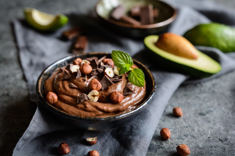 Dark Chocolate + Avocado Mousse