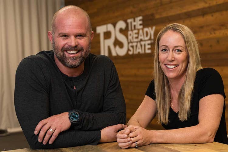 Dr. Kelly Starrett and Juliet Starrett at The Ready State