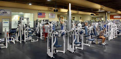 24 Hour Fitness, Hillsdale, CA, 8/11/11.