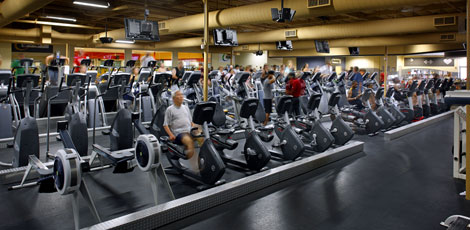 24 Hour Fitness, Hillsdale, CA, 8/11/11.