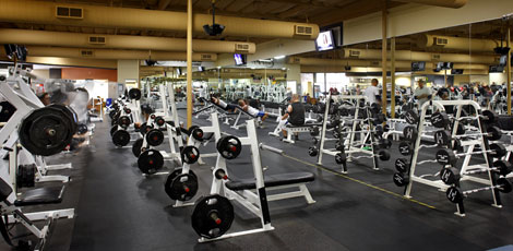 24 Hour Fitness, Hillsdale, CA, 8/11/11.