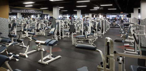 24 Hour Fitness, Downtown Portland, 8/5/11.