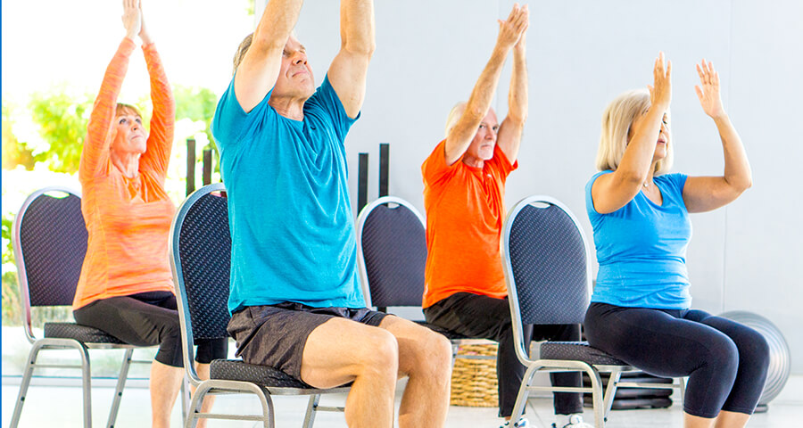 Exercise and keep fit classes for seniors