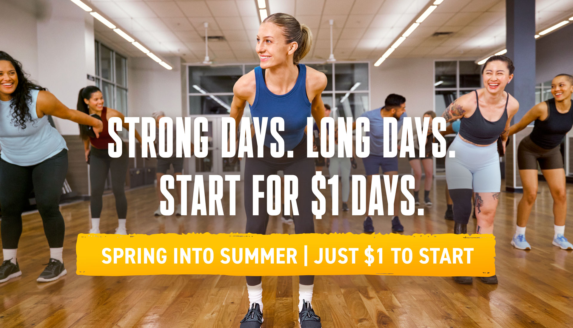 JUST $1 TO START