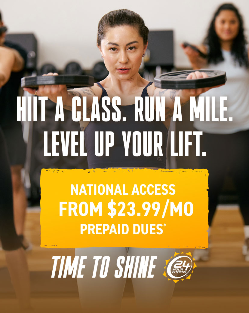 HIIT A CLASS. RUN A MILE. LEVEL UP YOUR LIFT.