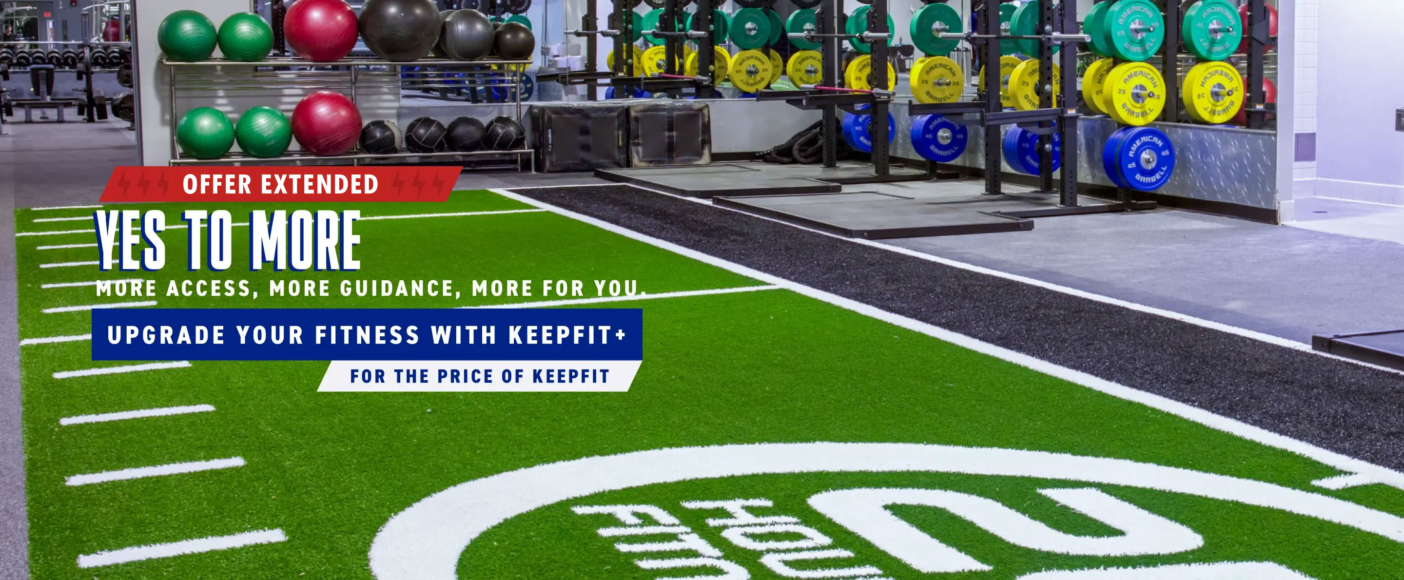 Limited time offer! Join us with a KeepFit+ membership for the price of a KeepFit membership.