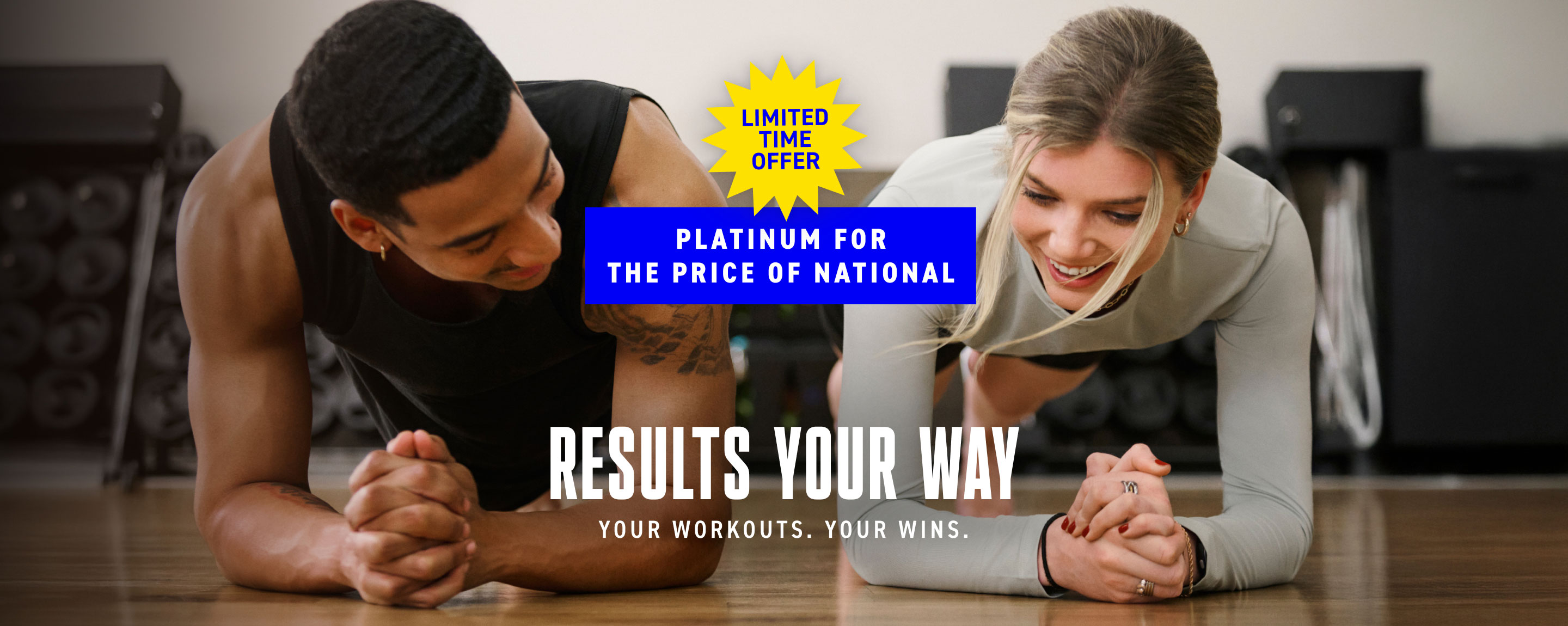 Find Results Your Way! Get started with $1 to join and your first months dues free on a Platinum monthly commitment Membership.
