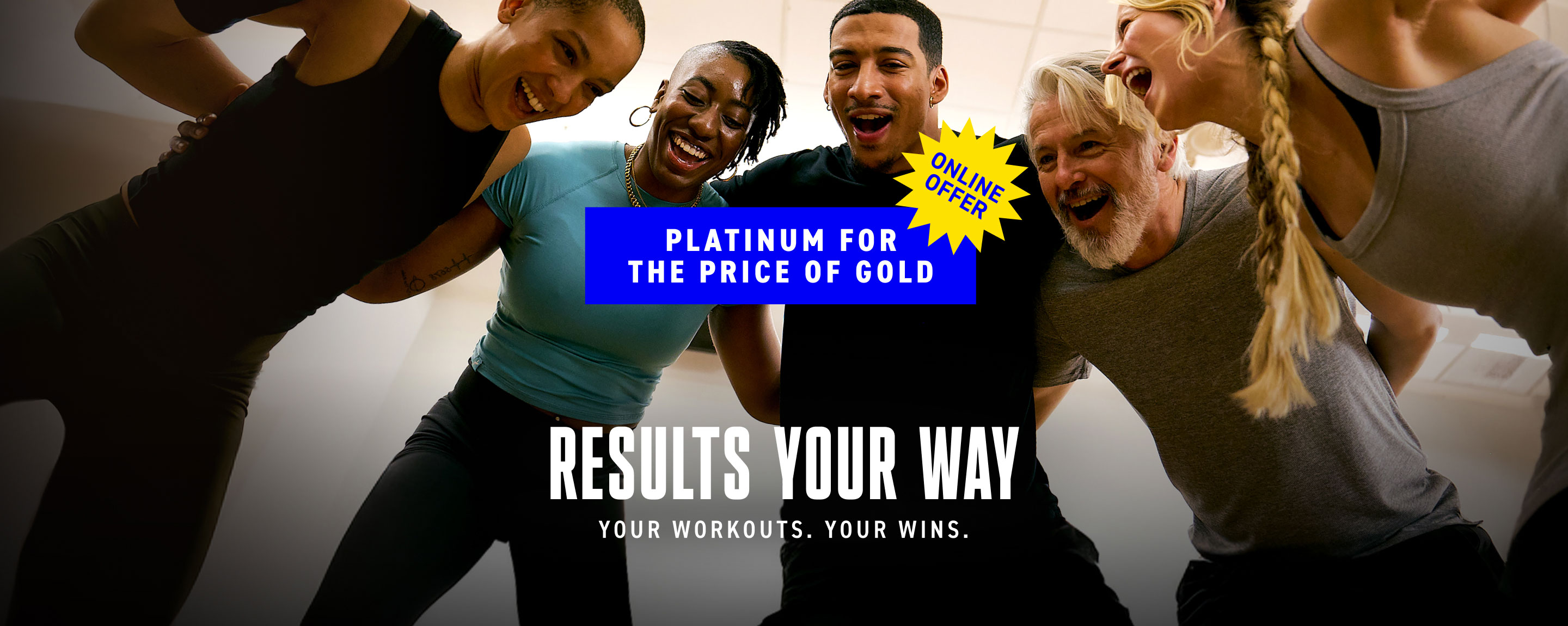 Join us during our limited time web only membership specials. Get a Platinum Prepaid or Monthly membership for the price of Gold Prepaid or Monthly Membership