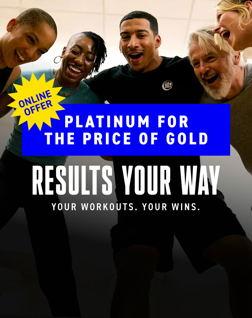Join us during our limited time web only membership specials. Get a Platinum Prepaid or Monthly membership for the price of Gold Prepaid or Monthly Membership