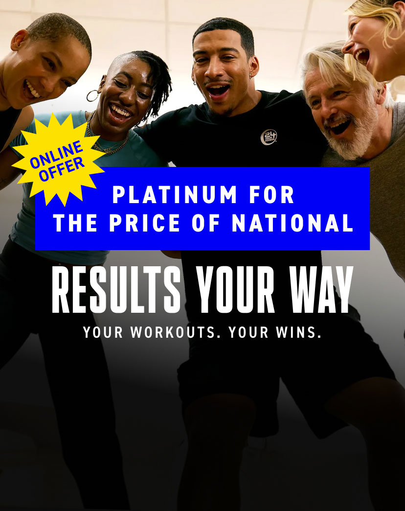 Join us during our limited time web only membership specials. Get a Platinum Prepaid or Monthly membership for the price of National Prepaid or Monthly Membership