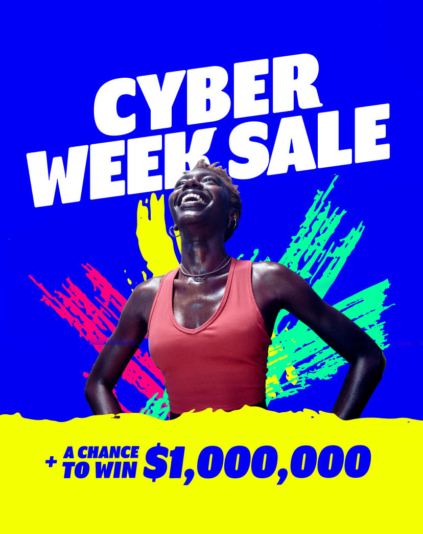 Cyber Week Sale + a chance to WIN $1,000,000