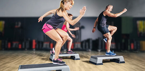 Step aerobics online near me